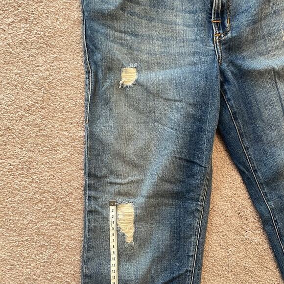 Rock & Republic Womens Size 10 M Distressed Jeans Stretch Straight Leg Faded - Picture 12 of 12